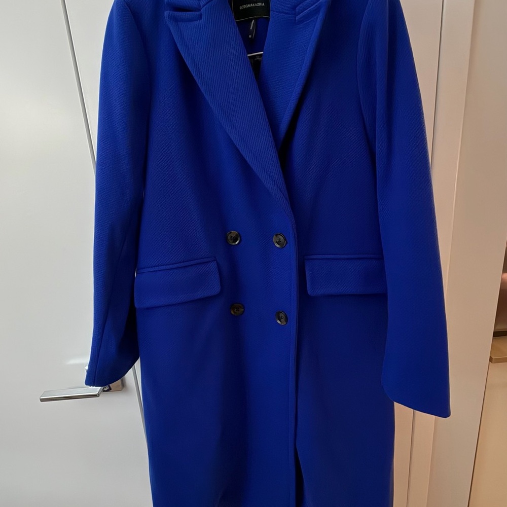 BCBGMaxAzria Royal Blue Double-Breasted Blazer